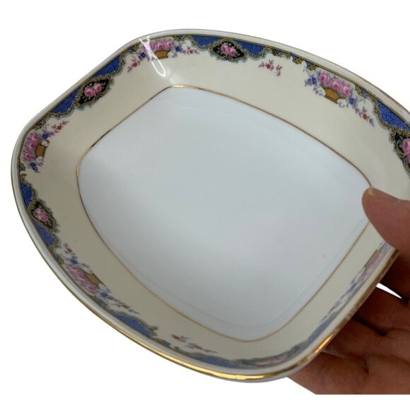 VTG Edelstein Bavaria Porcelain Serving Dish Floral & Gold 10" X 7" X 2" P10128 - Picture 5 of 10